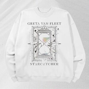 Starcatcher Graphic Crewneck Sweater - White
